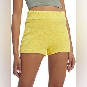 UGG Yellow High Waist Women's Shorts